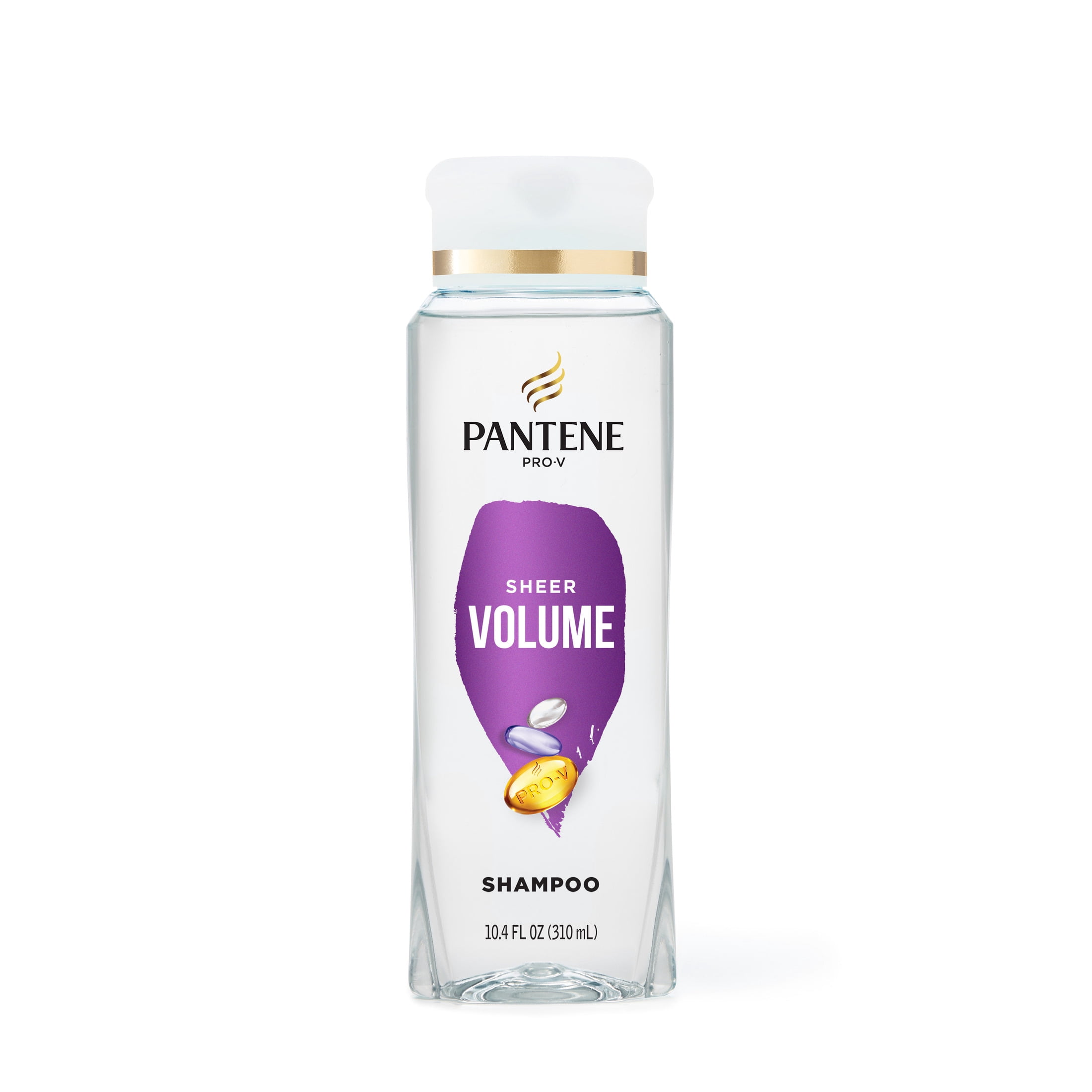 (6 pack) Pantene Pro-V Shampoo, Volume and Body, All Hair Types, 10.4 fl oz