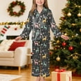 thumbnail image 2 of Gubotare Christmas Pajamas Little Boys Set Little Boys Soft Pajamas Sets 2pc Plain Button Front Tops Wide Leg Pants Sleepwear Outfits Lounge Pj Clothes Size 9-10 (Black,9-10 Years), 2 of 9