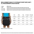 thumbnail image 6 of IBKUL Adult Female Solid 17.8in Straight Skort, Color: Peri, Size: XS, 6 of 6