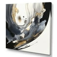 thumbnail image 2 of Designart "Black And Gold Harmony Of Marble V" Abstract Marble Canvas Wall Art, 2 of 5