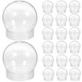 thumbnail image 1 of 24 bolas de nieve de plástico transparente para manualidades navideñas (S), 1 of 7