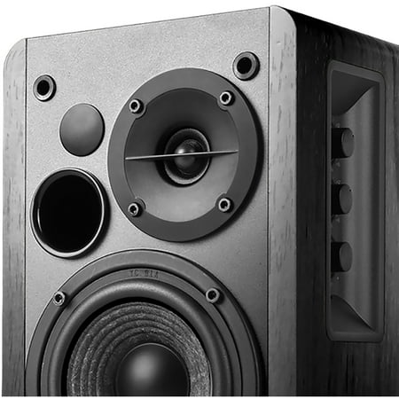 Edifier - R1280DB Powered Bluetooth Bookshelf Speakers, Computer Speakers - 42W RMS Optical Input - Wireless Studio Monitors - Black