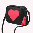 thumbnail image 5 of Bolso bandolera de cuero PU para niñas pequeñas con correa ajustable Mini bolso bandolera con borla de gran capacidad para regalos de cumpleaños de Año Nuevo, 5 of 5
