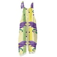 thumbnail image 3 of Fgvctg Mardi Gras Womens Jumpsuits Sleeveless Carnival Party Spaghetti Straps Overall Casual Wide Leg Pant Mask Graphic Bib Overalls Romper Sprimg Pant With Pockets Light Gray L, 3 of 3