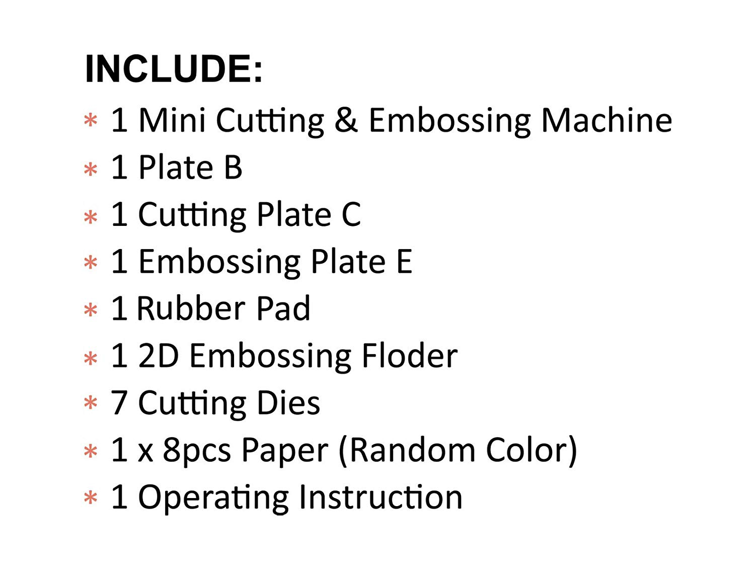 Bira Craft Die Cutting & Embossing Machine Starter Kit, Mini Die