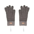 thumbnail image 5 of Fjofpr Heated Gloves for Women Cold Weather Heated Gloves for Men Winter Gloves Women Warm USB Winter Men Women Fashion Cold Warm Heating Windproof Half Bare Finger Knit Gloves, 5 of 9