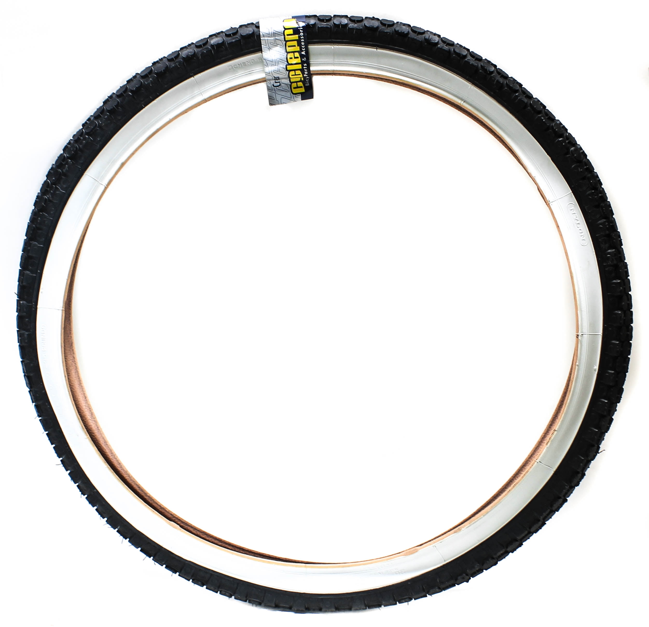 1 QTY CyclePro Cruiser 26" x 2.125" Bike Tire 3035psi White Wall Wire