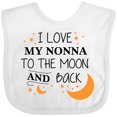 thumbnail image 3 of Inktastic I Love My Nonna to the Moon and Back Boys or Girls Baby Bib, 3 of 4
