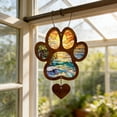thumbnail image 6 of Rirozkan Pet Loss Memorial Pendant, Wooden Paw Print Shape, Sympathy Gift for Dog Lover, Bereavement Keepsake for Furry Friend, 6 of 6