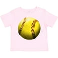 thumbnail image 3 of Inktastic Yellow Softball Boys or Girls Toddler T-Shirt, 3 of 5