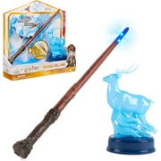 Wizarding World Harry Potter 13" Light-Up Patronus Wand Collectible Toy + Figure, Lights & Sounds with 3 Power Levels, Age 6+