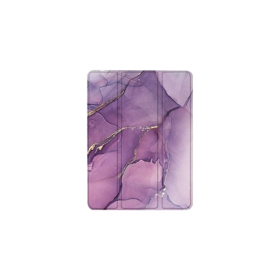 SaharaCase Marble Series Folio Case for Apple iPad Pro 11" (2nd 3rd and 4th Gen 2020-2022) Purple