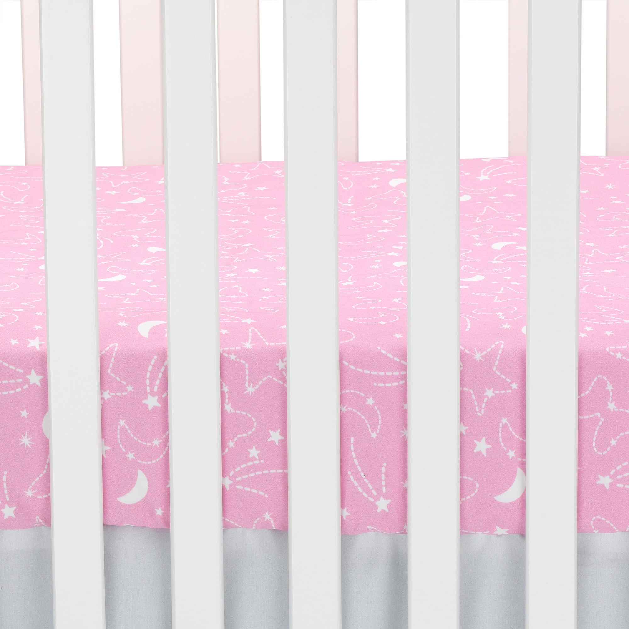 Disney Baby Minnie Mouse Pink 4-Piece Nursery Crib Bedding Set by Lambs & Ivy