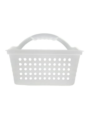 Mainstays Small Portable Shower Caddy Frost Plastic