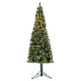 thumbnail image 1 of Home Heritage Corner 5 Foot 100 LED Pre-Lit Artificial Christmas Tree, Green, 1 of 9