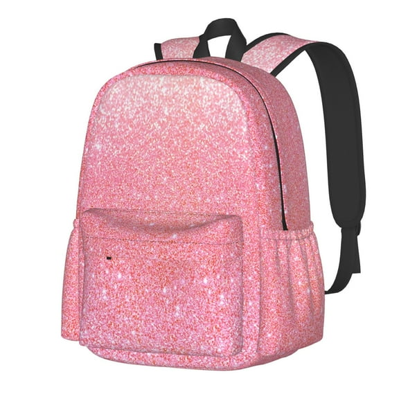 Rateoe Sparkly Glitter Pattern Student Backpack,Backpack for School,Lightweight Bag,Travel Backpack,Outdoor Backpack,Large Capacity Backpack