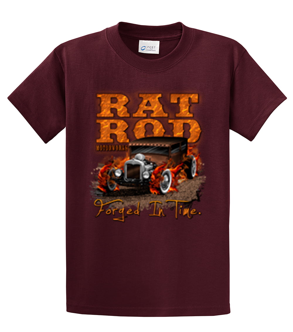 Retro 50 year Old Rat Look Vintage Hotrod mens Grey t-shirt 50th birthday gift 