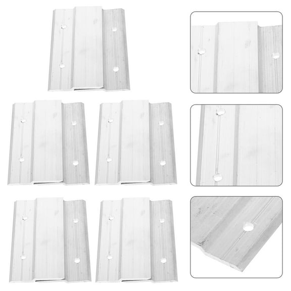 MERRYHAPY Heavy Duty French Cleat Hanger Set, 5 Pairs Aluminum Wall Mount Brackets for Home Organization