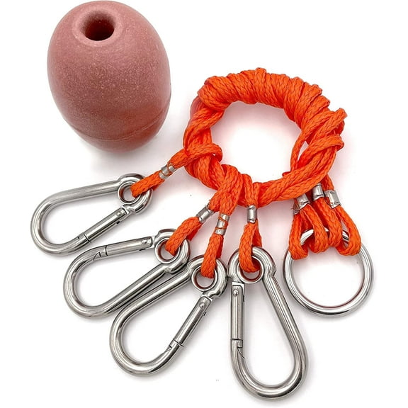 Airfly 4 Arm Harness for Crab Trap with 304 Stainless Steel Hooks and Buoy Float, Combo