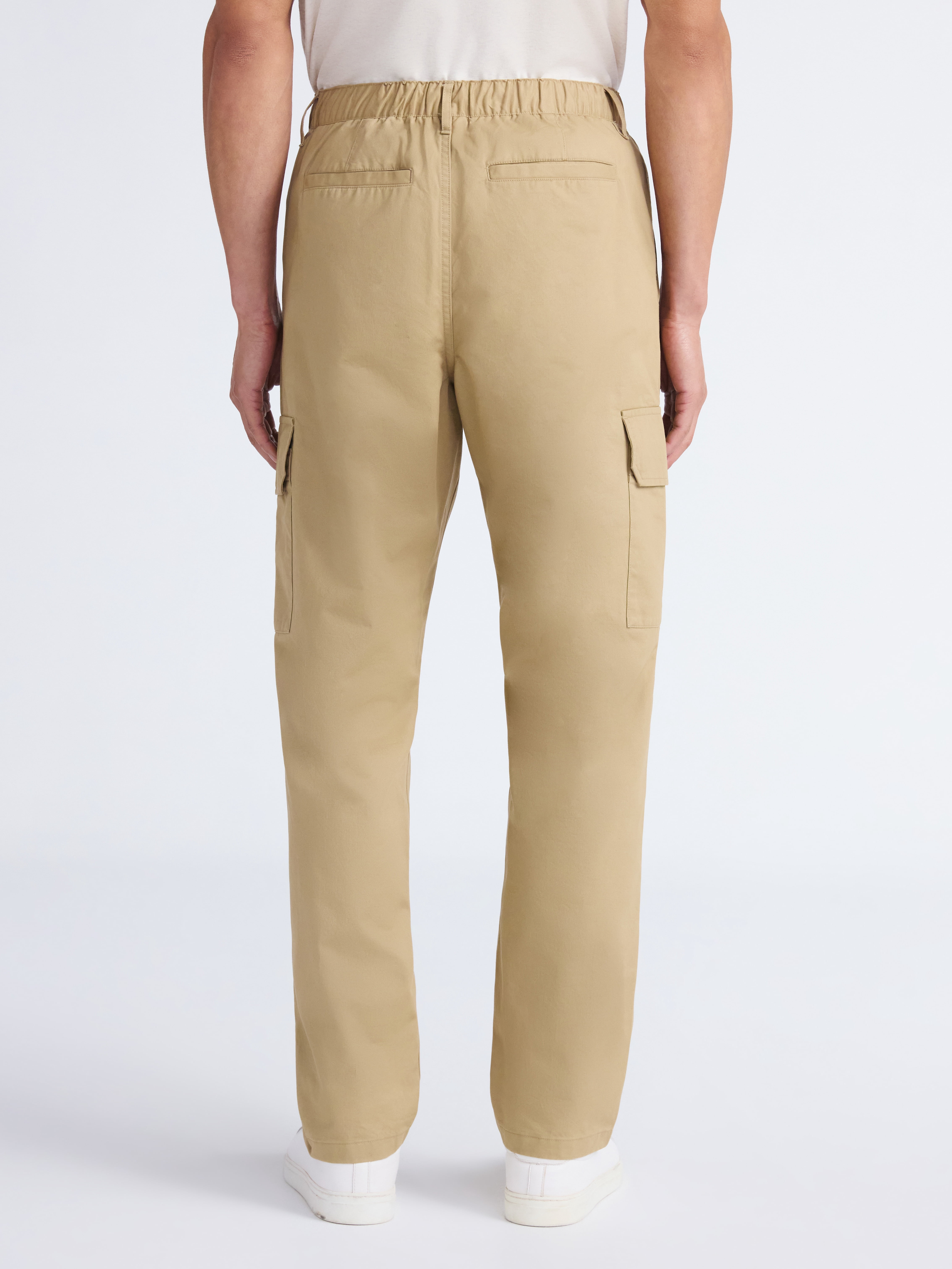Free Assembly Men's Cotton Cargo Pants, Sizes XS-3XL