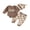 Light Brown, variant on RUINIXCW Infant Baby Boy Thanksgiving Outfit Fashion Long Sleeve Letters Embroidered Romper with Print Pants, Hat 3Pcs Fall Set