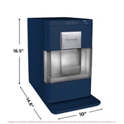 Frigidaire Gallery 44 lbs. Nugget Ice Maker, Self-Cleaning Countertop Soft Pellet Ice Machine with Touchscreen Controls, Navy