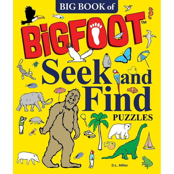 Big Book of Bigfoot Seek and Find Puzzles, (Board Book)