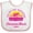 White and Pink, variant on Inktastic Summer Enjoy the Sunshine Clearwater Beach Florida in Pink Boys or Girls Baby Bib