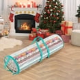 thumbnail image 2 of Leodye 1PCS Wrapping Paper Storage Bag Wrapping Paper Storage Container Gift Wrap Organizer for Home -29.5IN, 2 of 4