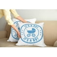 thumbnail image 2 of Ambesonne Retro Throw Pillow Cover 2 Pack, Old Fashioned Circles Wheels, 20", Violet Blue, 2 of 7