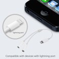 thumbnail image 5 of axGear Lightning to Dual 3.5mm Audio Jack Splitter for iPhone, 5 of 5