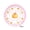 B, variant on Halloween Party Supplies Disposable Paper Plates 9 Inch Cute Pink Bow and Pumpkin Pattern Dinner Plates 10 Count for Fall Harvest Decorations