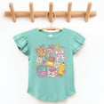 thumbnail image 4 of School Supplies Coquette - Kids Flutter Sleeve Tee, 4 of 8