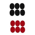 thumbnail image 1 of 12 Piezas De Forma Ovalada De Hierro En El Parche Insignia De Tela Del Codo Del Parche, 1 of 9