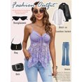 thumbnail image 5 of Avidlove Bralettes for Women Sexy Lace Tank Top Cami Undershirt Lingerie, 5 of 6