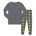 thumbnail image 3 of YUEHUA Boys Pajamas Sets Husky Long Sleeve Snug Fit Cartoon Print Pajamas for Girls Shirt and Pants Pajama Set, 2-Piece, Size 9-10 Years, 3 of 3