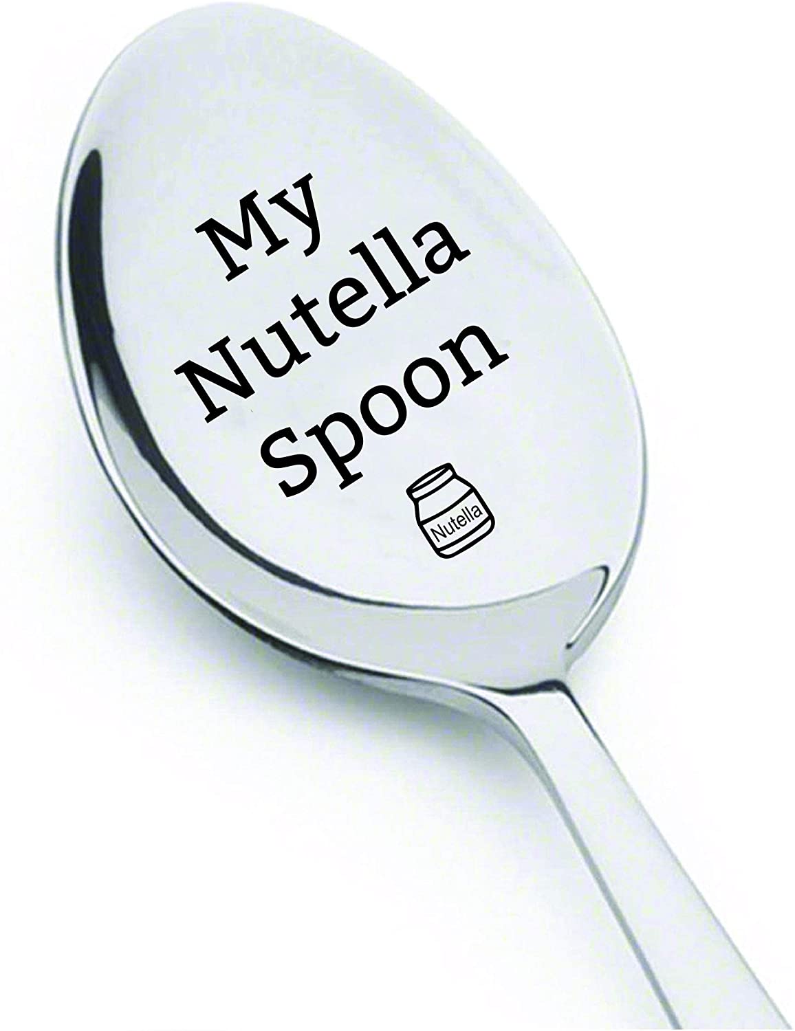 Engraved Spoons Nutella Gift for Chocolate Nutella Lover Friends