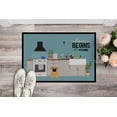 thumbnail image 2 of Brown Pug Kitchen Scene Door Mat, 2 of 3