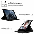 thumbnail image 3 of Funda para iPad 10.2 2021 2020 2019 - Funda giratoria de 360° [Almacenamiento de lápices] Negro, 3 of 5