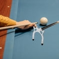 thumbnail image 4 of OUNONA Queue de Billard Club Tête de Pont Multi Plastique Support Stable 1 PCS, 4 of 8