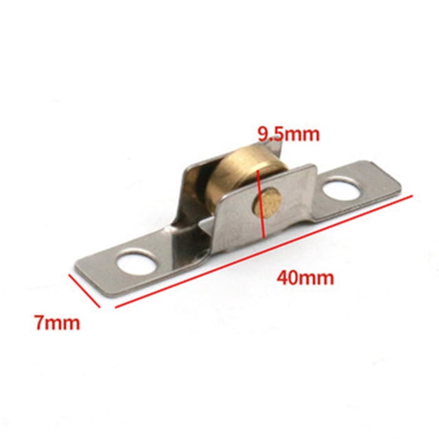 Bgsha Old-Fashioned Sliding Shutter Pulley Screen Shutter Stainless Steel Copper Wheel