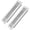 White 2PCS, variant on 2x14 Inch Floor Register 2 Pack - Heavy Duty Steel Walkable Floor Vents - Easy Adjust Air Supply Lever - Rust Proof Registers, Grilles & Vents (White)