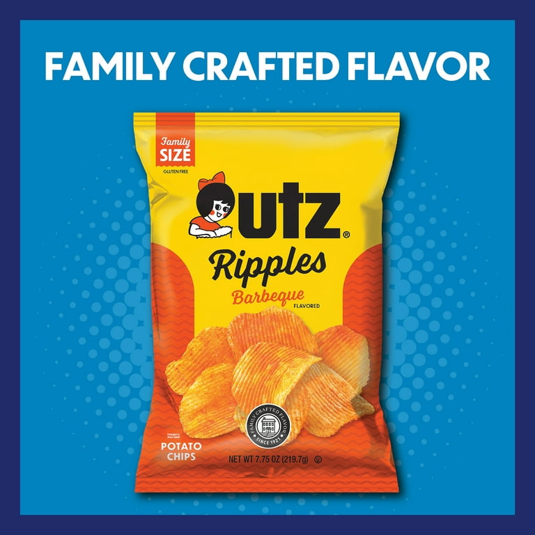 Save on Utz Ripples Potato Chips Barbeque Party Size Order Online Delivery