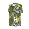 thumbnail image 2 of Rocae Surfing Dinosaur for Breathable Men's Baseball T-Shirt Fashionable Casual Baseball Jersey, Moisture-wicking Sportswear Large, 2 of 9