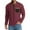 c01Red, variant on LNWUY Mens Henley Shirt Long Sleeve Casual Waffle Round Neck Button T-Shirts Fashion Soft Pullover Shirts with Pocket Blue L