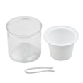 thumbnail image 3 of Transparent Self-Watering Plant Flower Pot PP Resin Home Garden Decor, 3 of 6