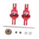thumbnail image 1 of 1:28 RC Car Diferencial Actualización Suministro de metal resistente Reemplazo para rojo, 1 of 9