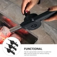 thumbnail image 3 of Milisten 4Ud Outdoor Barbecue Fan Negro Durable Para Encender En Camping Fácil Uso, 3 of 8
