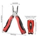 thumbnail image 2 of Herramienta multifuncional de alicates plegables - Plateado, rojo, naranja, azul - Mini alicates plegables de 3,5 pulgadas con cuchillo, destornillador y abrebotellas, 2 of 4