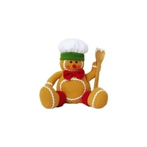 nvzhuang Christmas Gingerbread Plush Toy, Cute Gingerbread Stuffed Animals Doll Plush Toy, Home Holiday Party Decoration Ornament